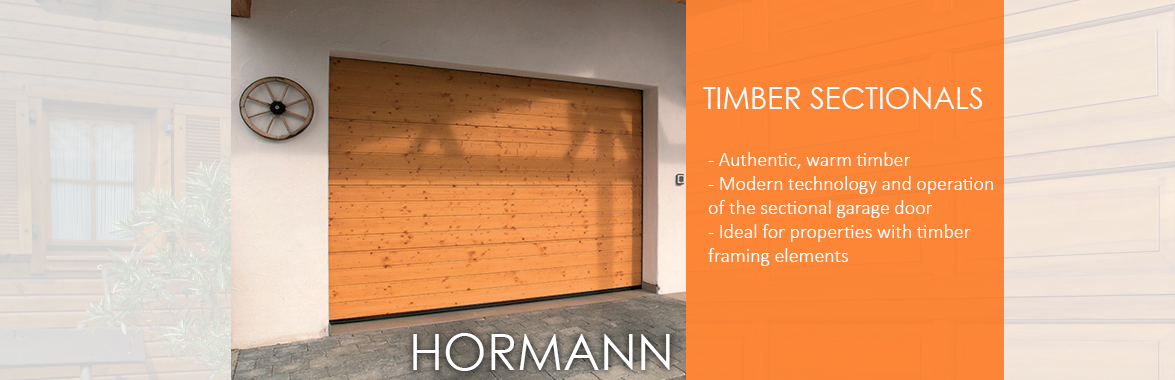 Timber Sectional Garage Doors from Hormann
